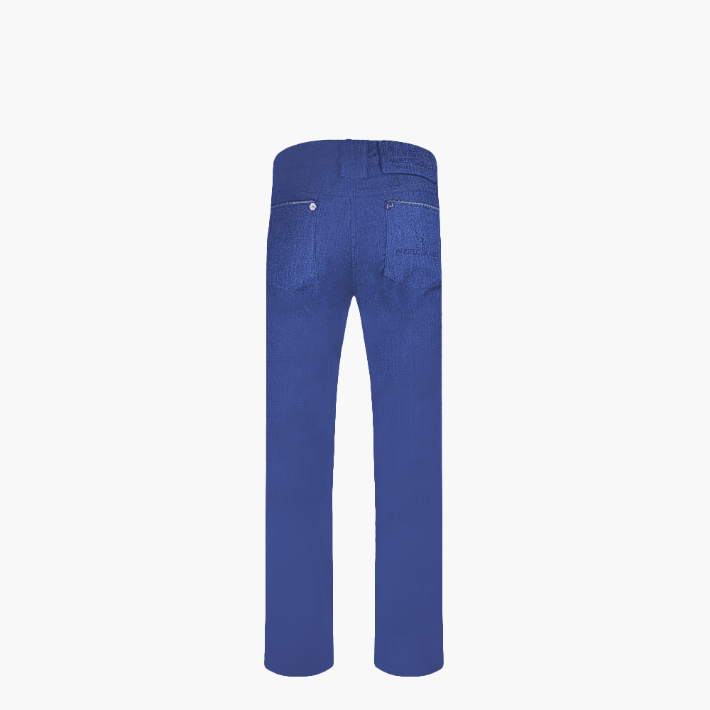 Blue Python Jeans - Angelo Galasso - Luxury Italian Menswear London