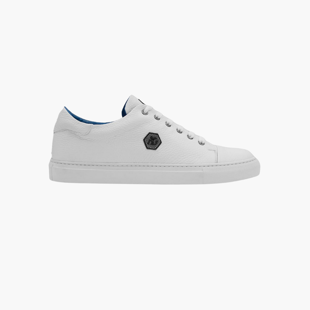 White Deer Leather Trainers - A11MS1801F