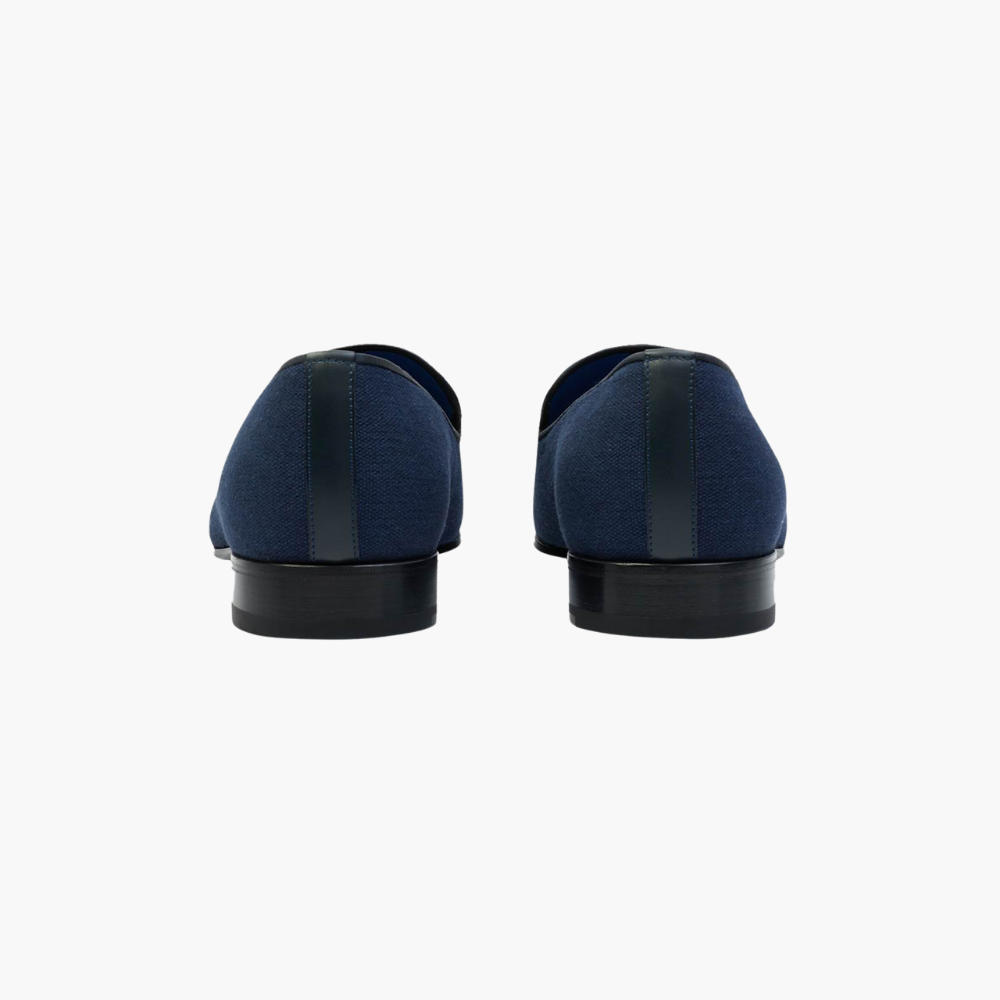 Navy Blue Summer Canvas Slip On - A11MS20FL1