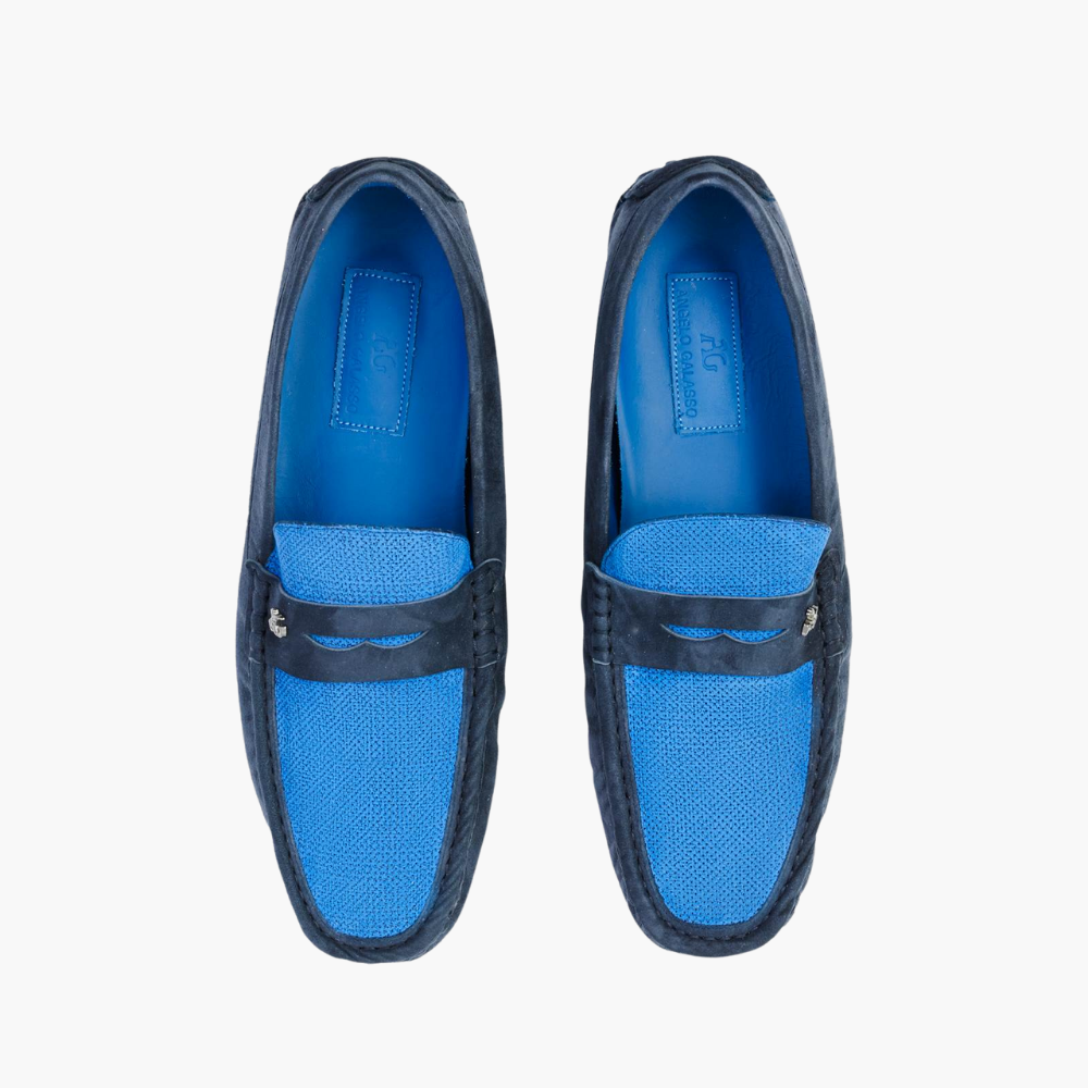 Perforated Suede Driver Shoes - A11MS21008