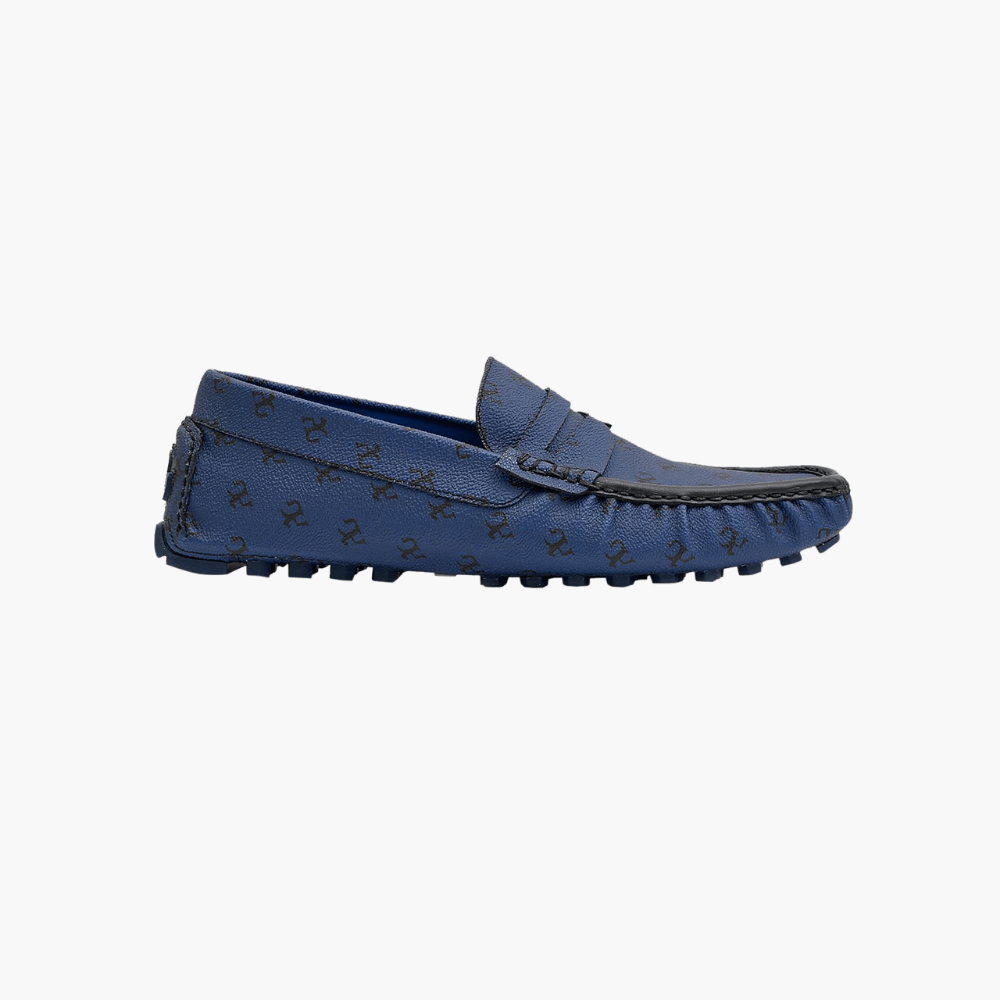 Monogram Driver Shoes - Angelo Galasso - Luxury Italian Menswear London