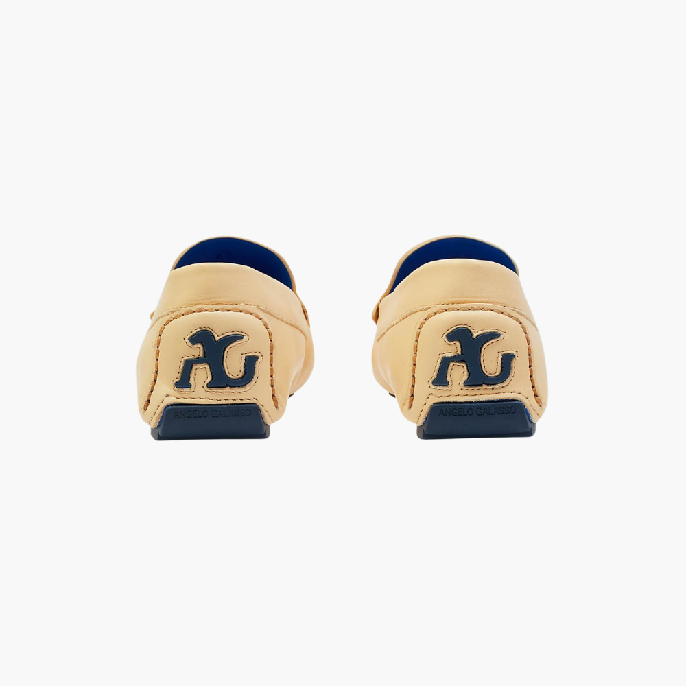 Beige Calfskin Driver Shoes - A11MS2101F