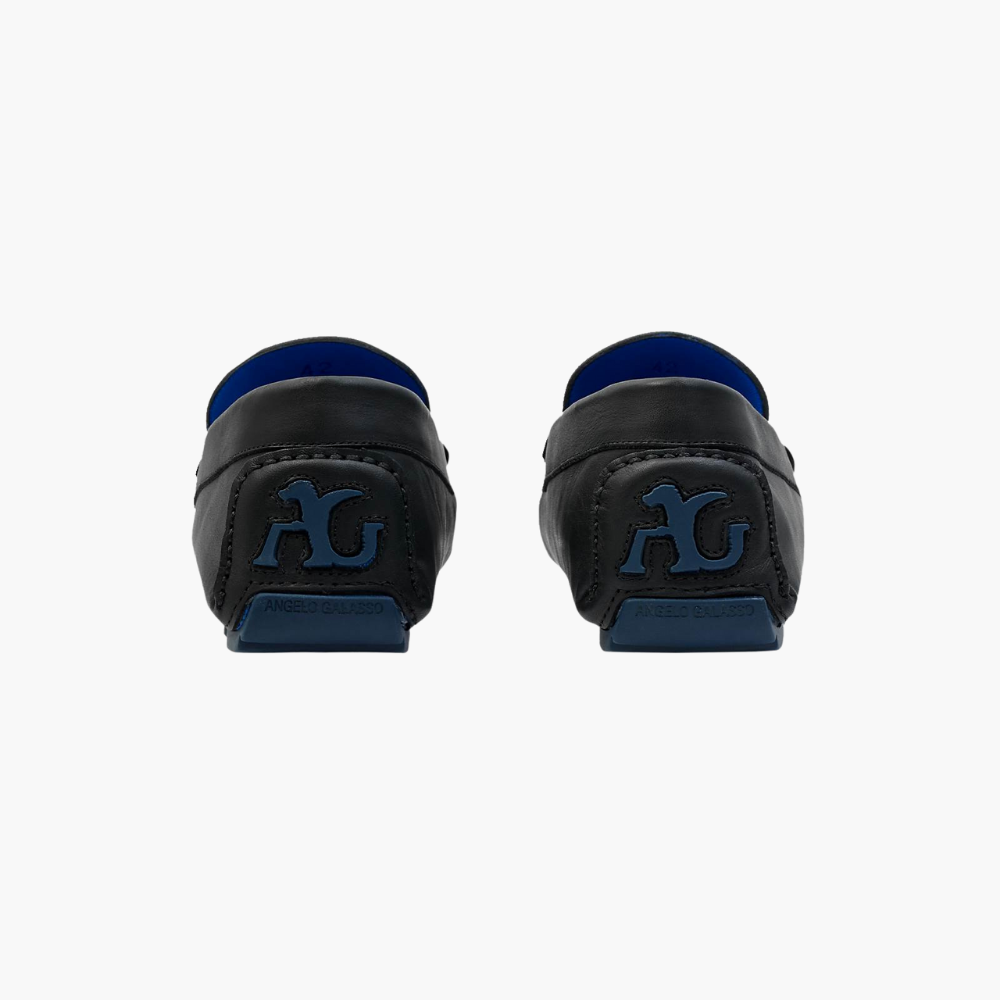 Black Calfskin Driver Shoes - A11MS2101F