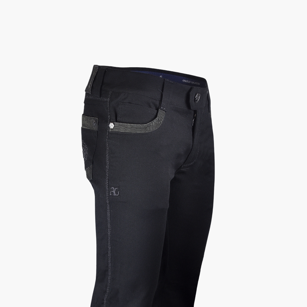 Black Crocodile Filigrana Jeans