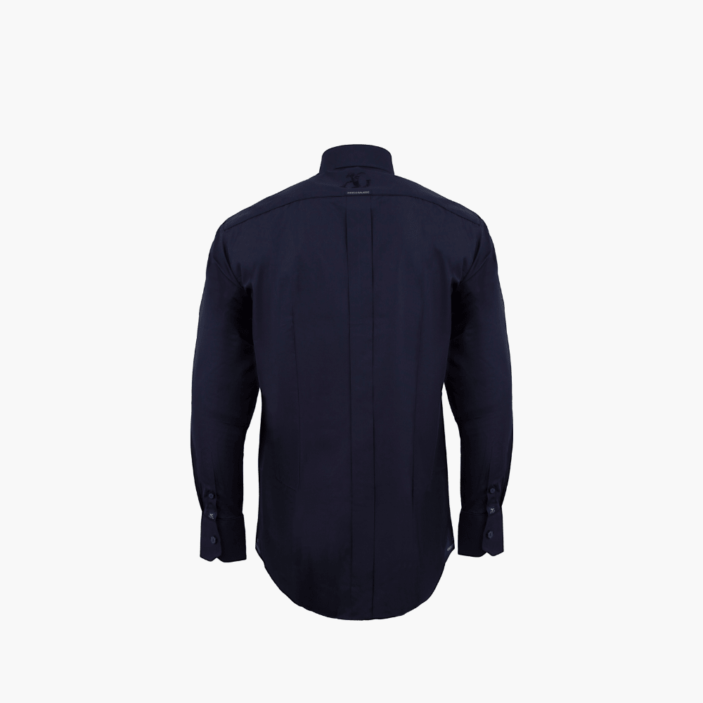 Blue Classic Mason Shirt - Angelo Galasso - Luxury Italian Menswear London