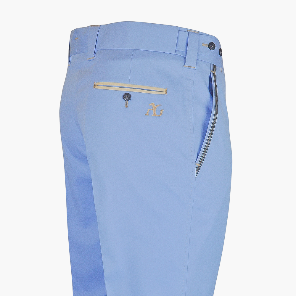 Light Blue Piping Trousers