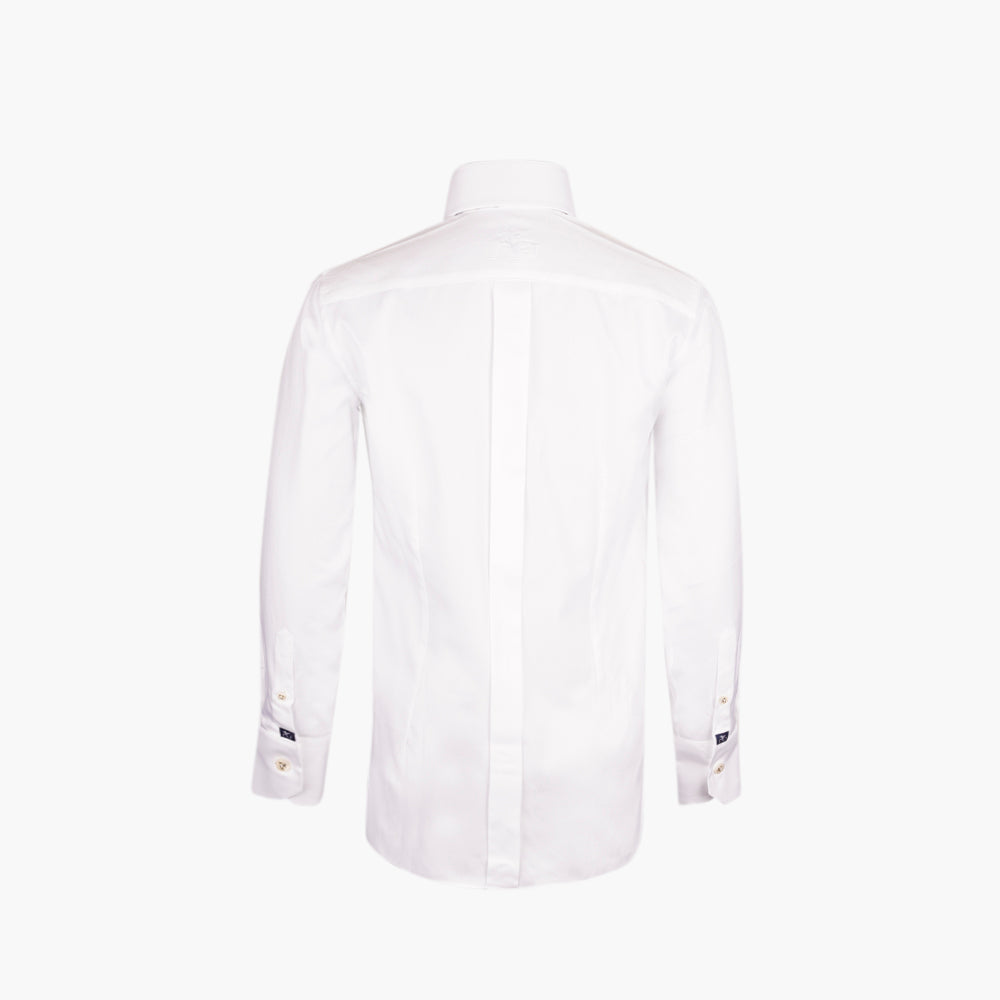 White Classic Cotton Mason Shirt - AG1HASCO02
