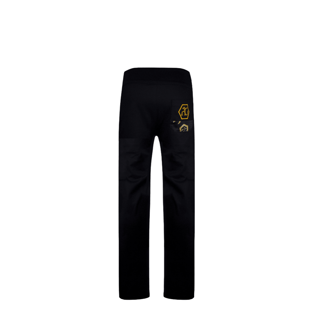 Black & Bronze Custom Printed Silk Tracksuit - Angelo Galasso - Luxury Italian Menswear London