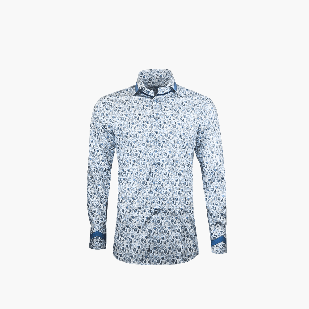 Floral Print Mason Shirt - Angelo Galasso - Luxury Italian Menswear London