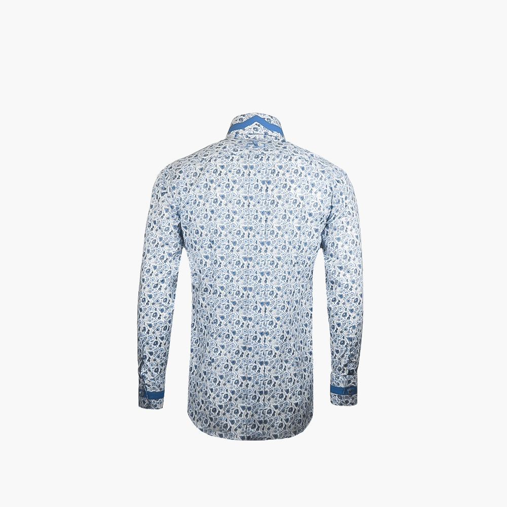Floral Print Mason Shirt - Angelo Galasso - Luxury Italian Menswear London