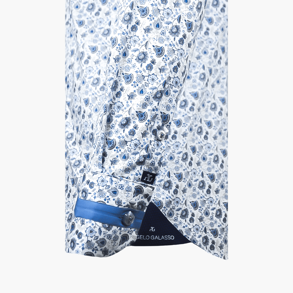 Floral Print Mason Shirt - Angelo Galasso - Luxury Italian Menswear London