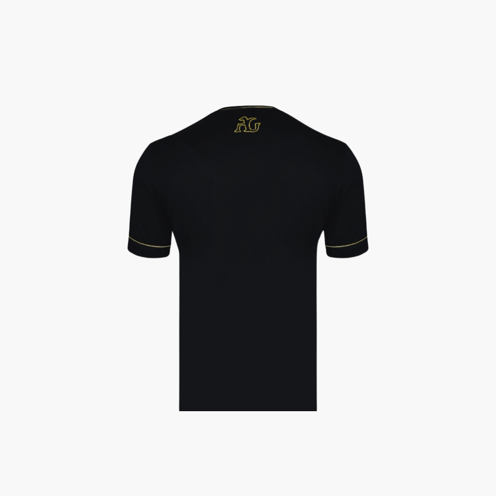 Black Araldica V-Neck T-Shirt -