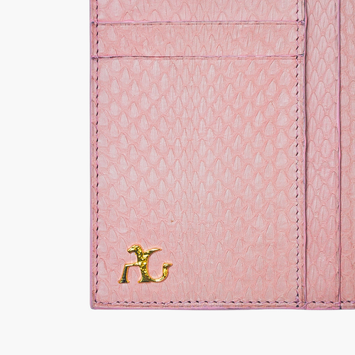 Baby Pink Python Card Holder