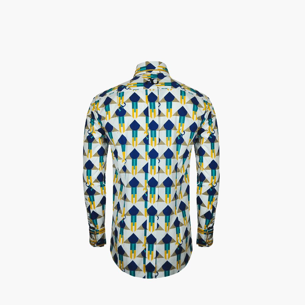 Optical Custom AG Print Corleone Shirt - Angelo Galasso - Luxury Italian Menswear London