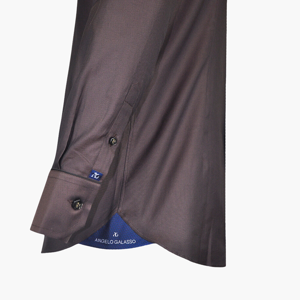 Brown Alloro Logo Corleone Shirt - AG23S1HAS19