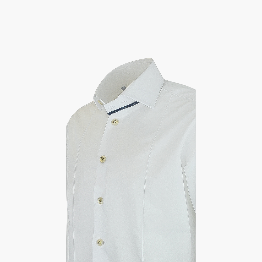 White Twill Mason Shirt -