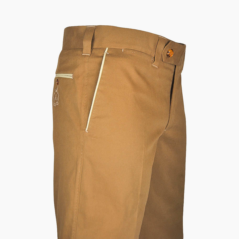 Brown Alloro Bermuda - AG23S7RIV04BRFL