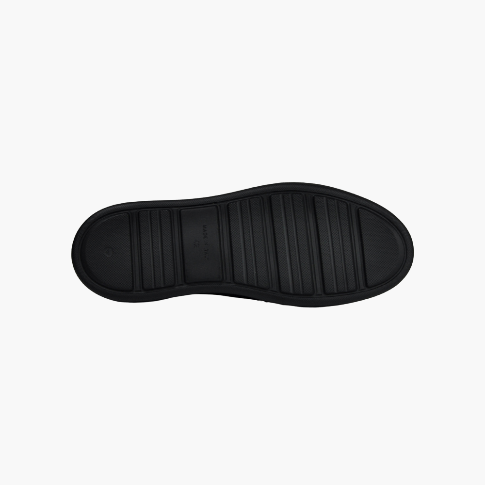 Black Gold Studs Slip-on Shoes - AG23SSCAF02FL