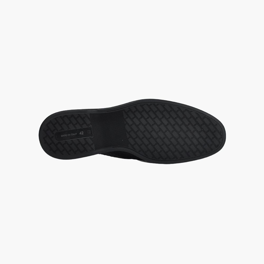 Black AG Calf-Cocco Sabot Shoes - AG23SSCAF05FL