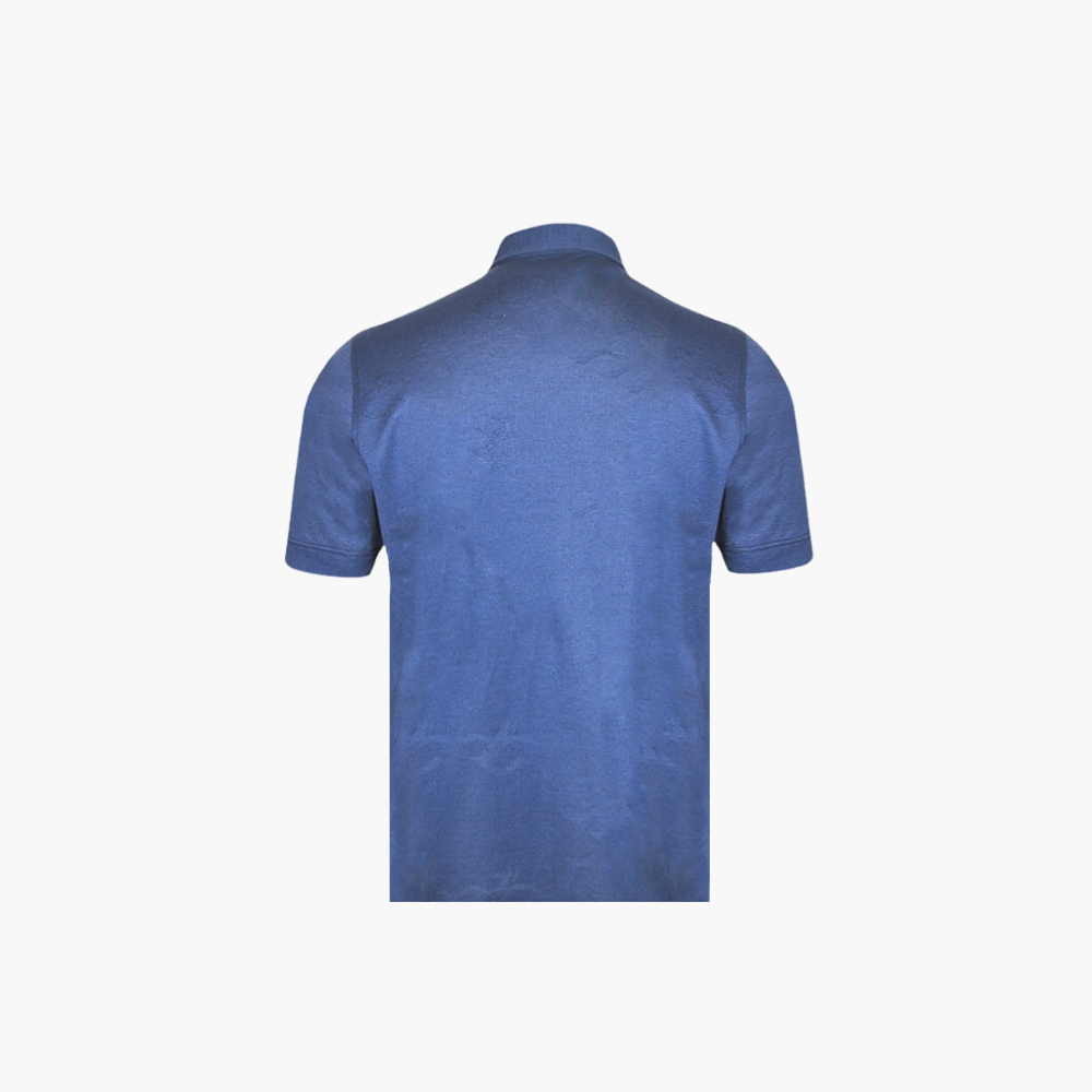 Blue  Custom printed AG Polo – AG23STPLO01FL