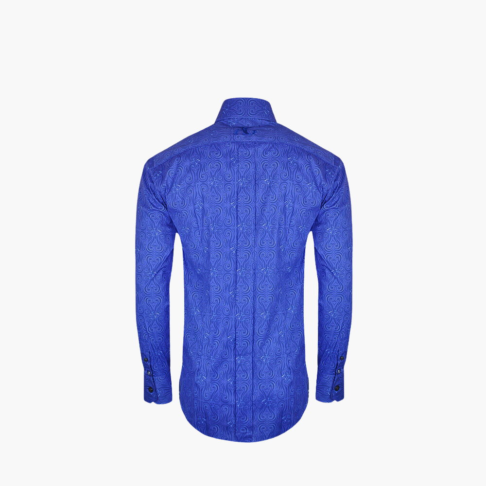 Royal Blue AG Custom Print Mason Shirt