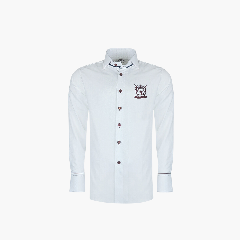 White Watch Cuff Mason Shirt - AG23W1HAS20