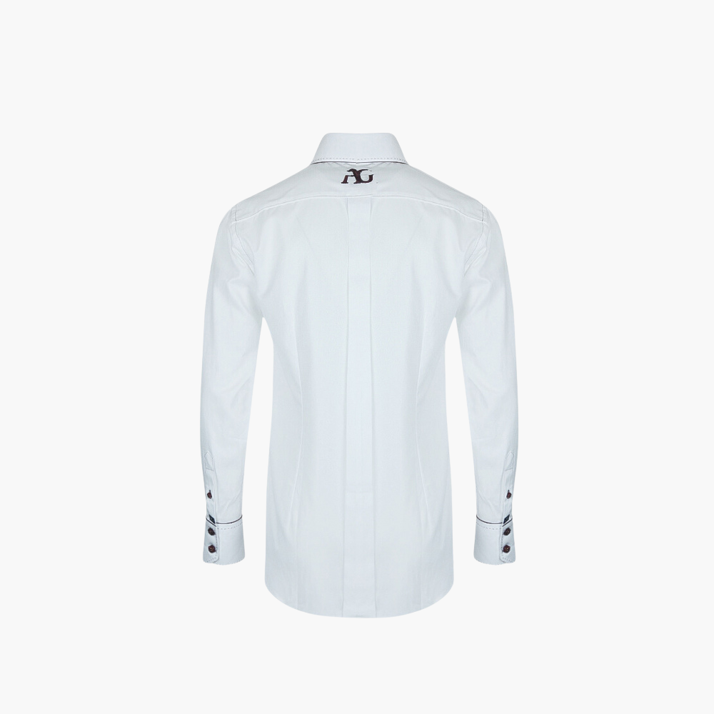 White Watch Cuff Mason Shirt - AG23W1HAS20