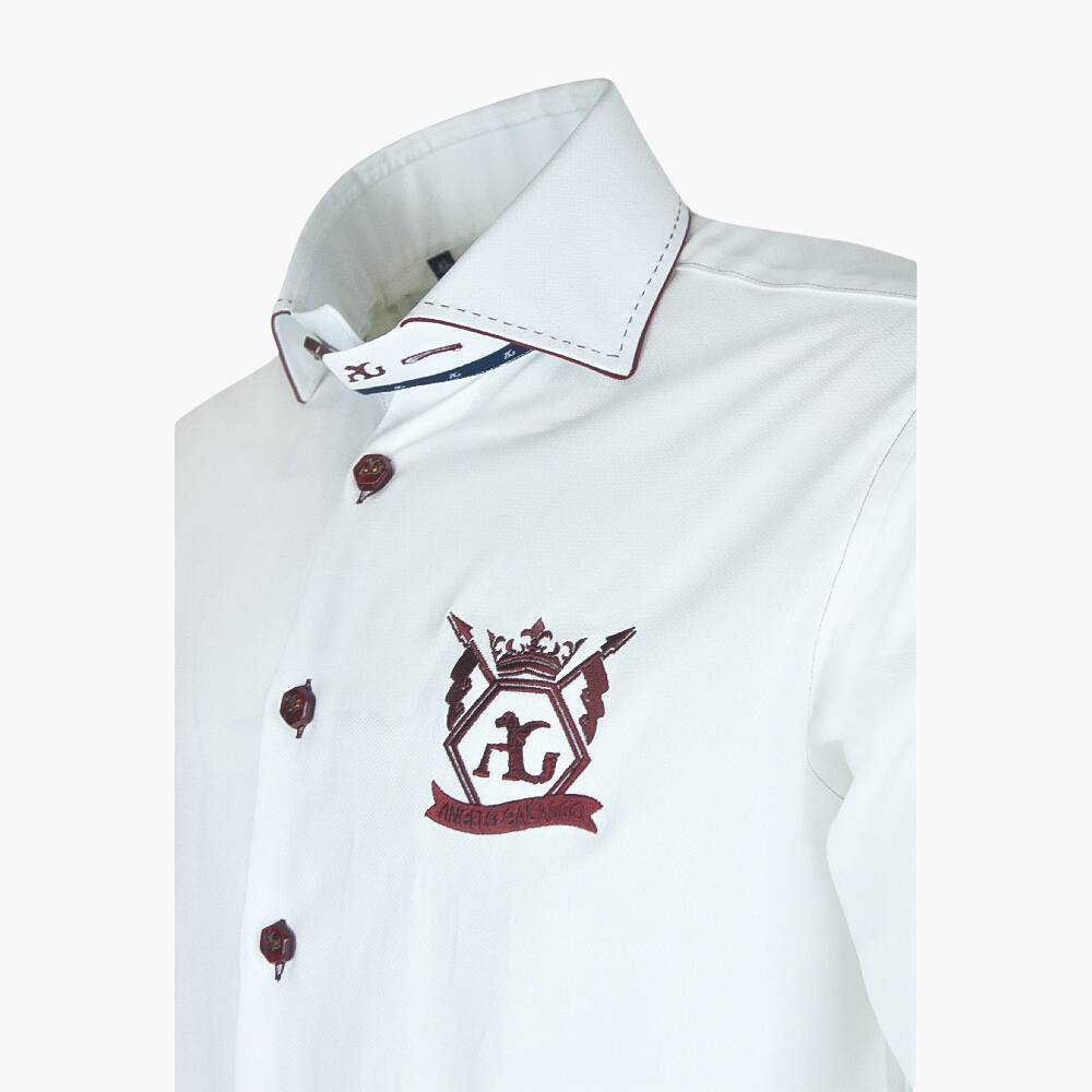 White Watch Cuff Mason Shirt - AG23W1HAS20