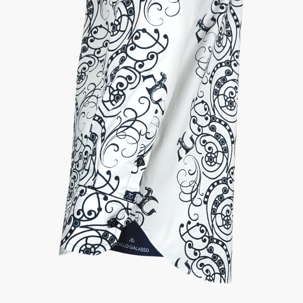 White & Black Ramage Mason Shirt