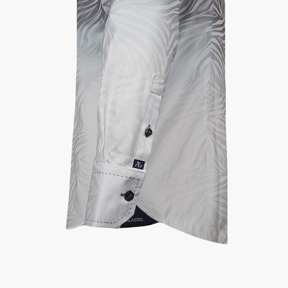 Grey Muted Zebra Shirt - AG23W1HAS39