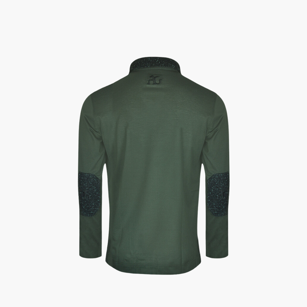 Green AG Long-Sleeve Polo - AG23WTPLO05