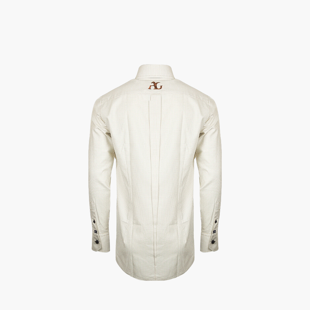 Beige Alloro Logo Shirt - AG24S1HAS09