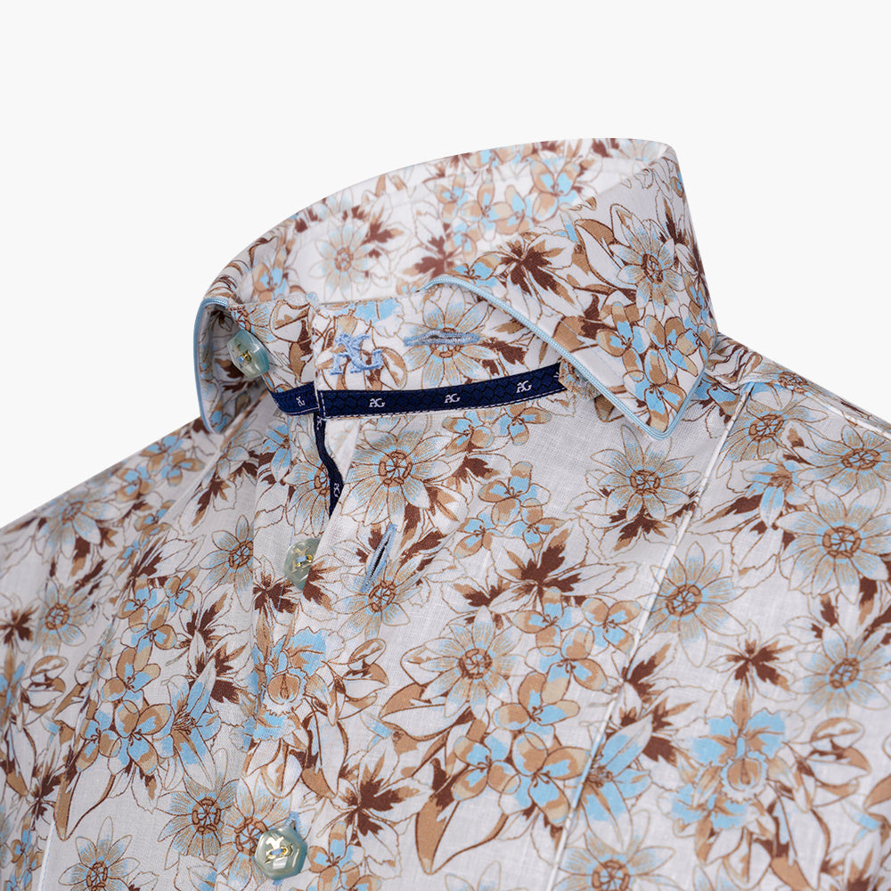 Floral Short Sleeves Shirt