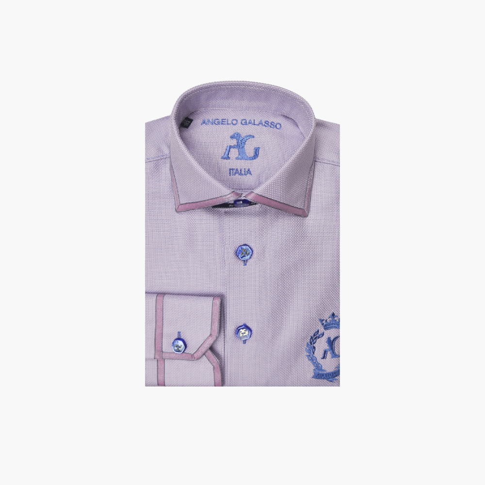 Lilac Twill Alloro Shirt - AG24S1HAS14