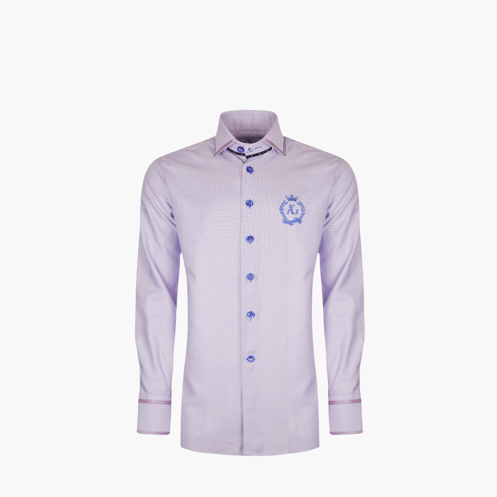Lilac Twill Alloro Shirt - AG24S1HAS14