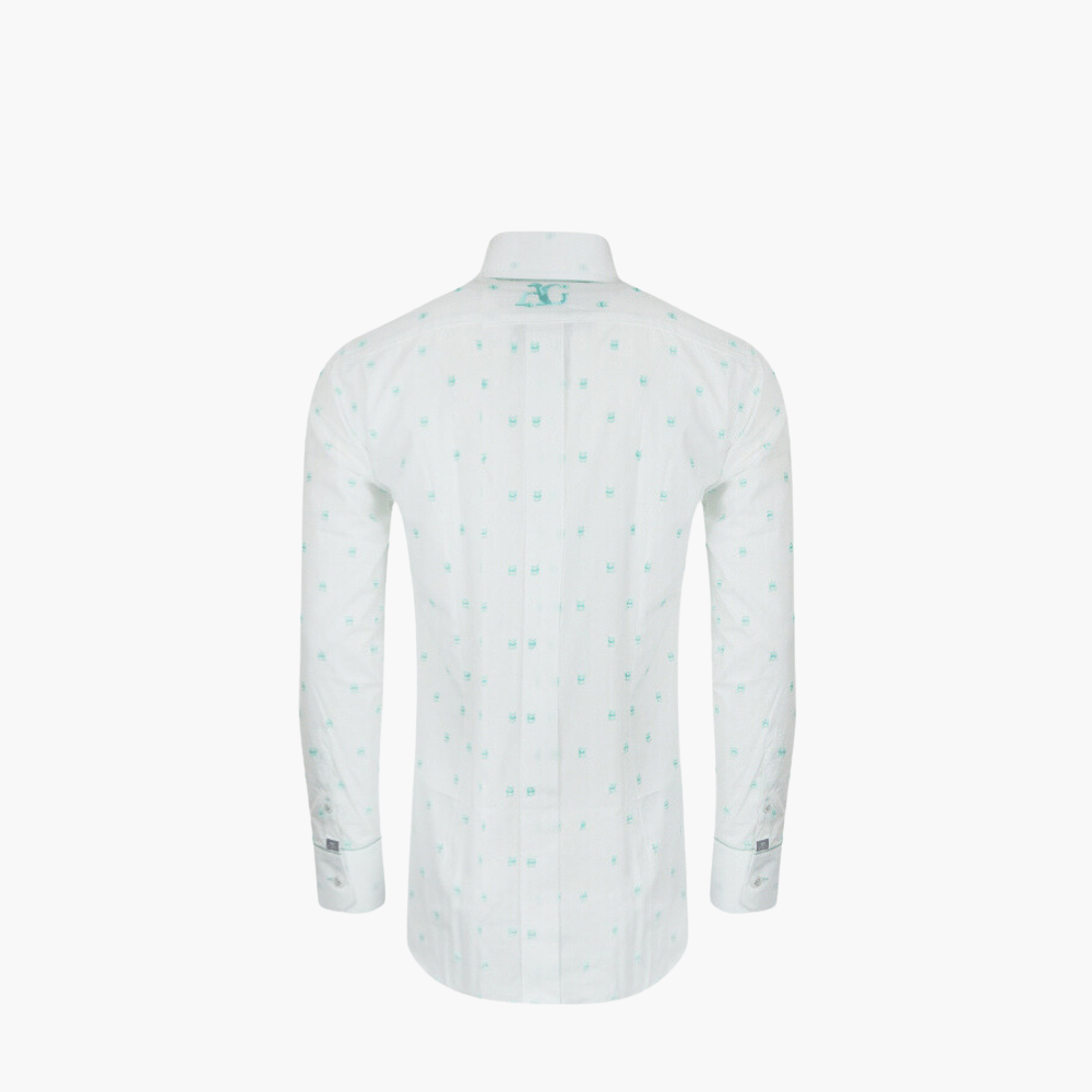 Light Green Fil Coupe Shirt - AG24S1HAS18
