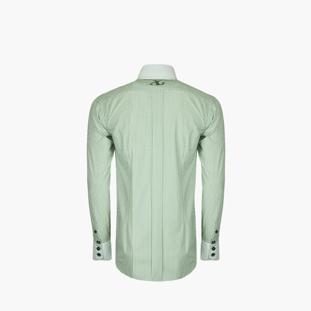 Green & White Dots Shirt - AG24S1HAS24