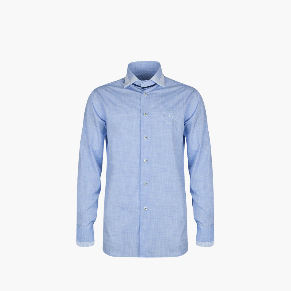 Light Blue Alloro Linen Mason Shirt - AG24S1HAS25