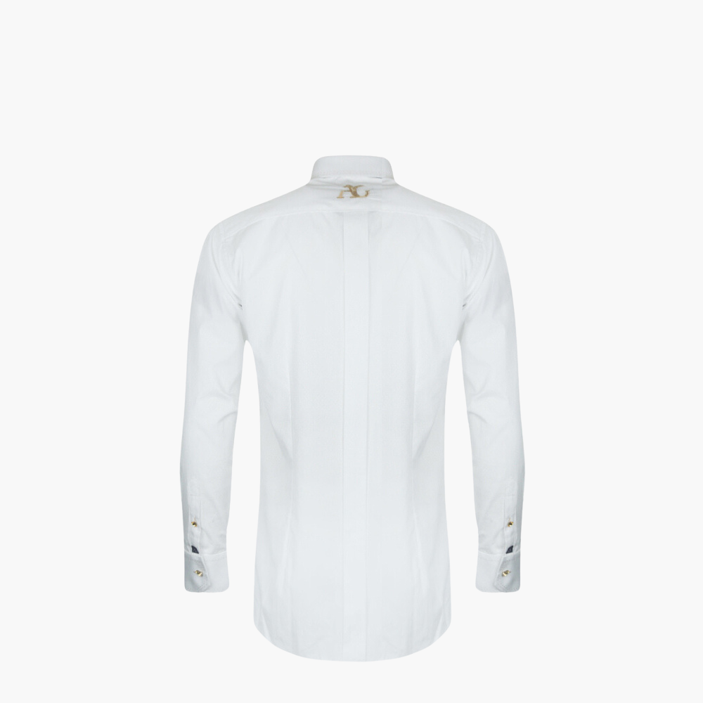 White & Gold Swarovski Shirt -