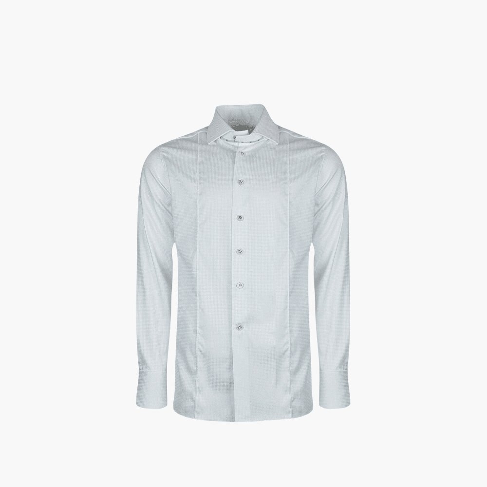 AG White Watch Cuff Mason Shirt - Angelo Galasso - Luxury Italian Menswear London