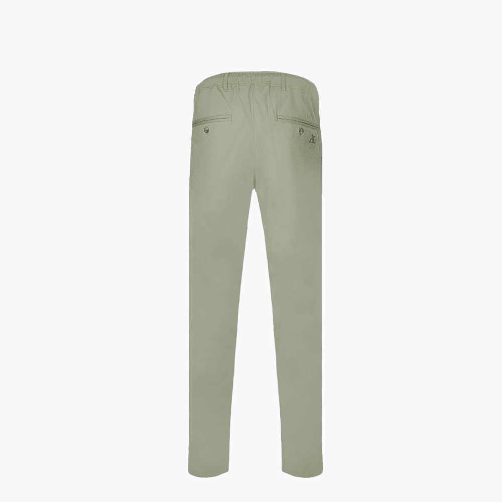 Green Drawstring Trousers - Angelo Galasso - Luxury Italian Menswear London