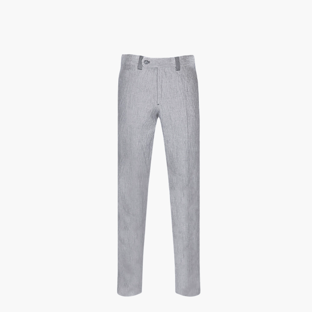 Grey Linen Alloro Trousers - AG24S7RIV01