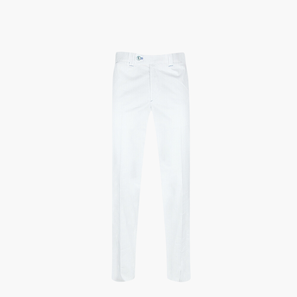 White Piping Trousers - AG24S7RIV02