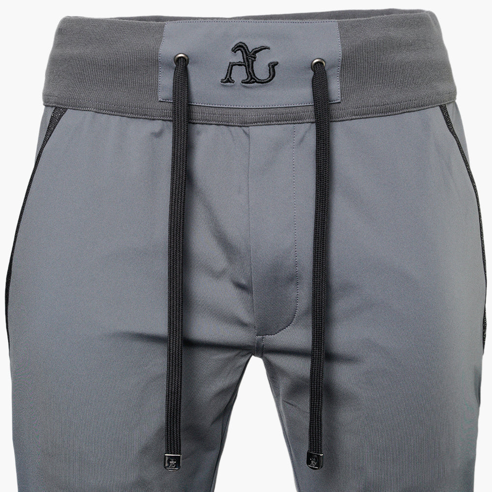 Grey & Metallic Black AG Logo Tracksuit - AG24S8TRA01