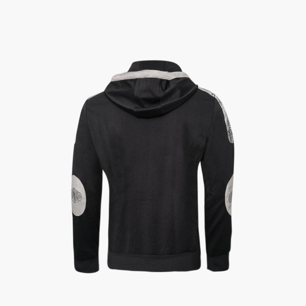 Black & Grey Scudo Ramage Tracksuit - Angelo Galasso - Luxury Italian Menswear London