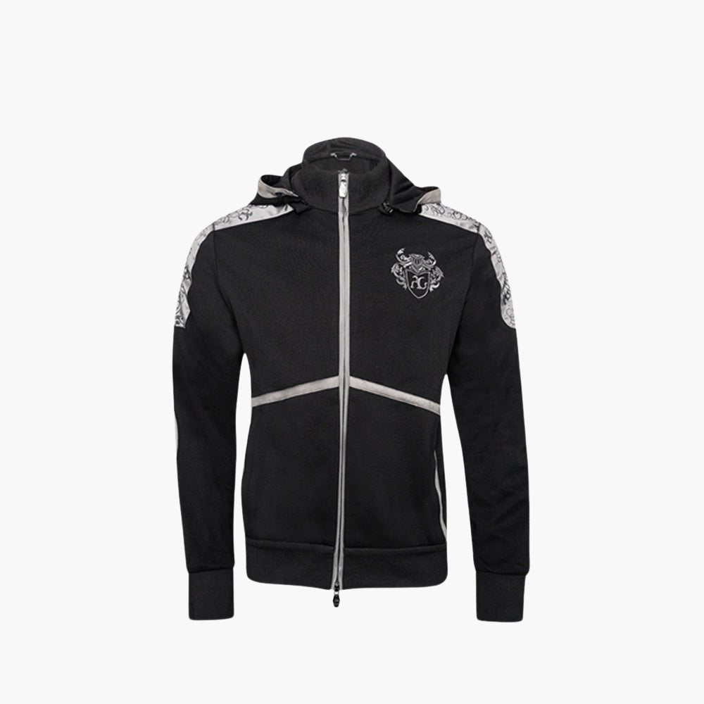 Black & Grey Scudo Ramage Tracksuit - Angelo Galasso - Luxury Italian Menswear London