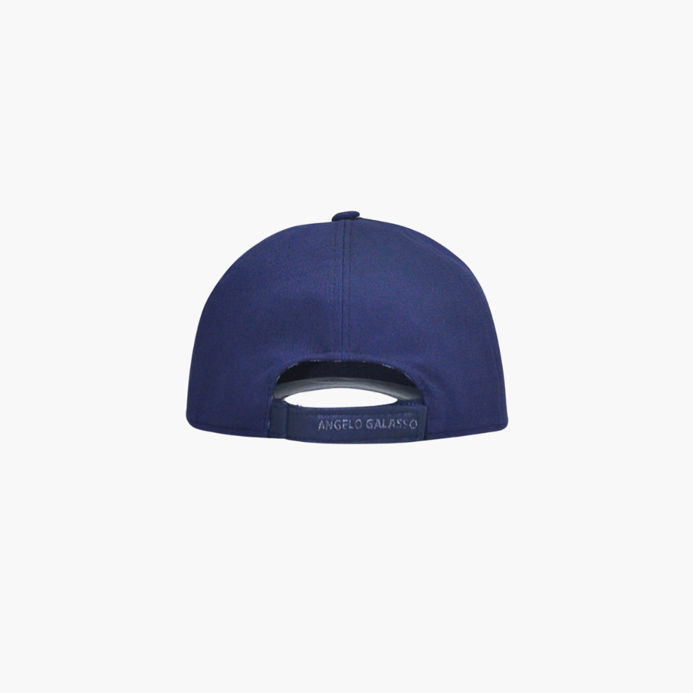 Blue AG Leather Baseball Cap - AG24SBCAP01
