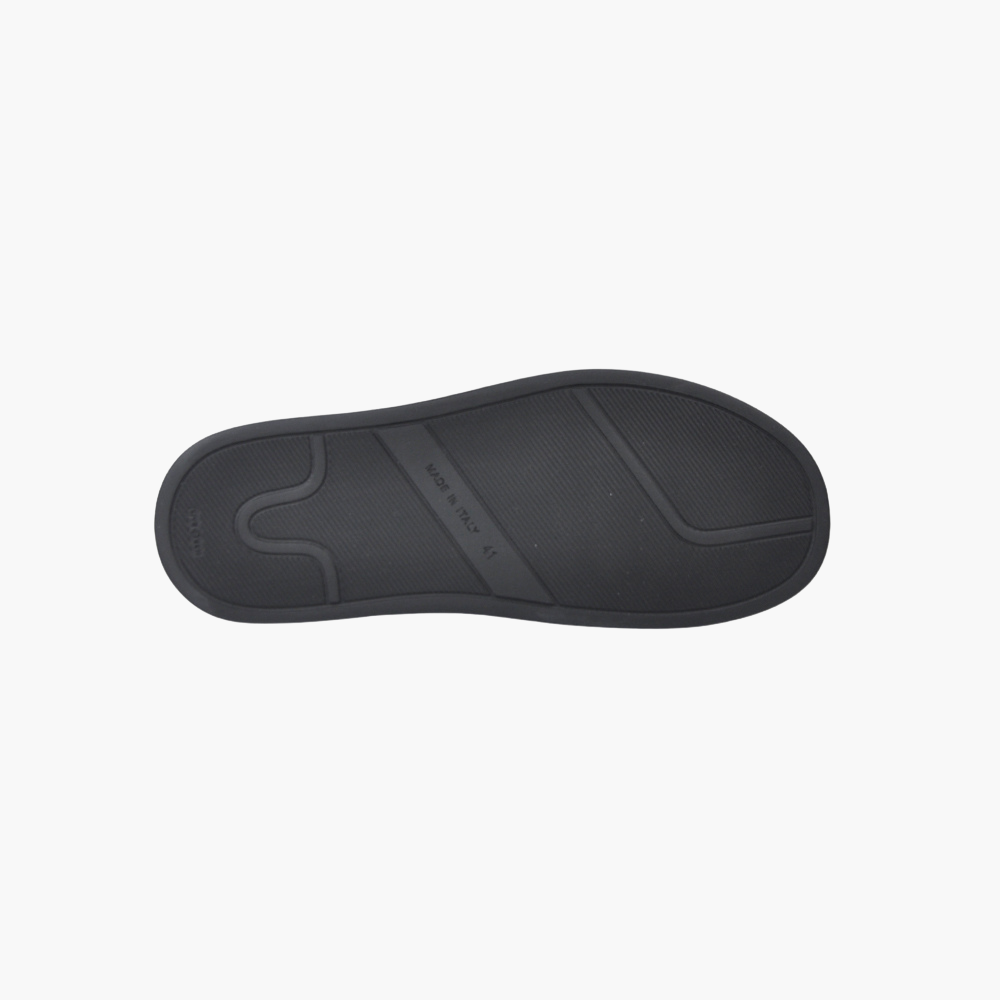 Black Double AG Strap Sandal Shoes - AG24SSCAF01