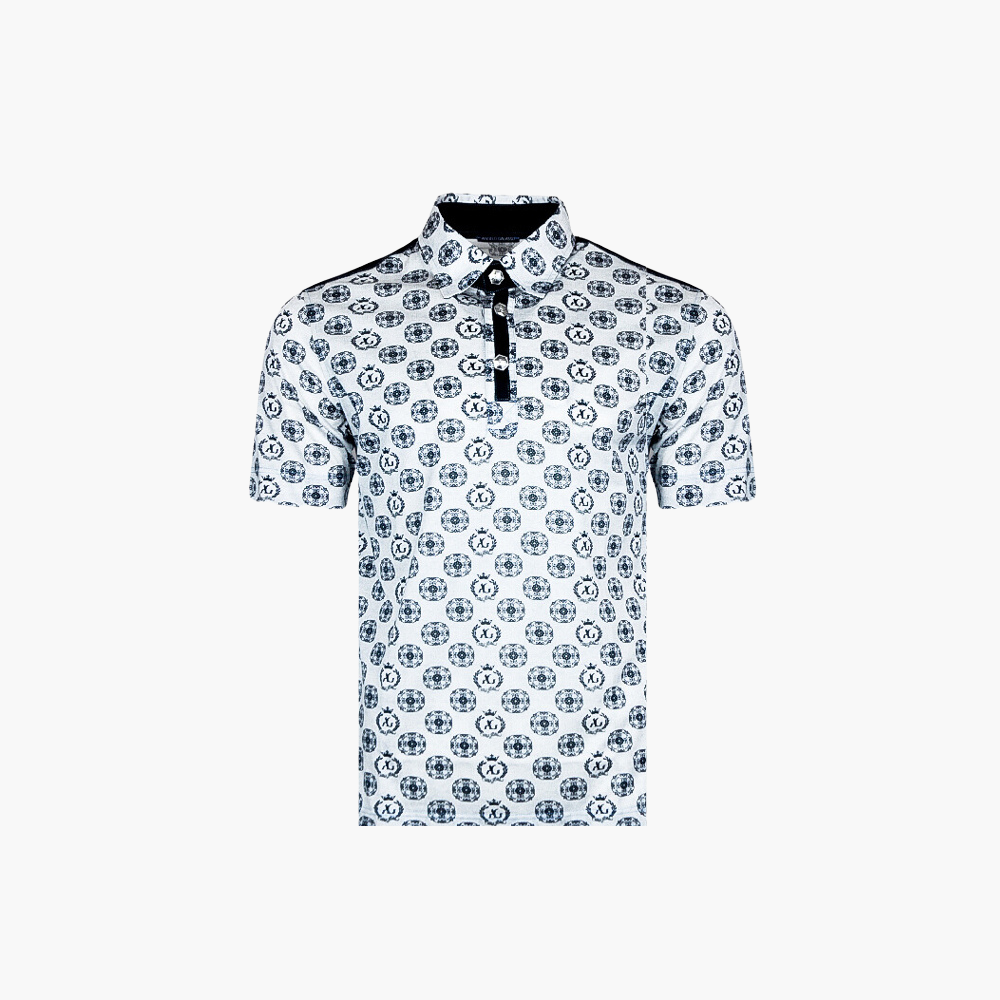 Grey & Black Alloro Polo -