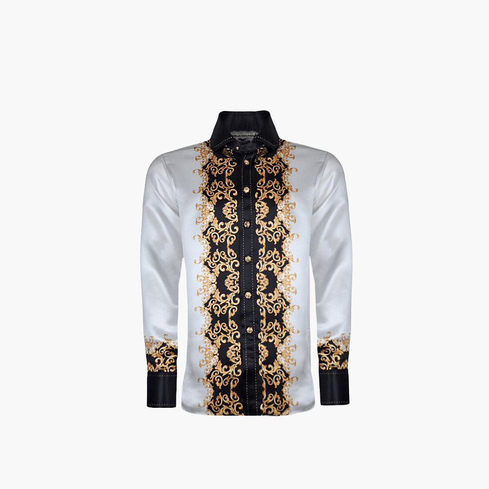 Ramage Piazzato Silk Niki Shirt - Angelo Galasso - Luxury Italian Menswear London